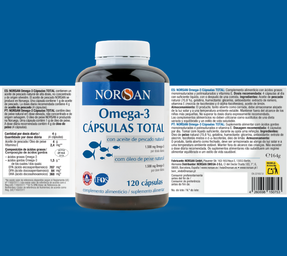 Omega-3 CÁPSULAS TOTAL - Imagen 2