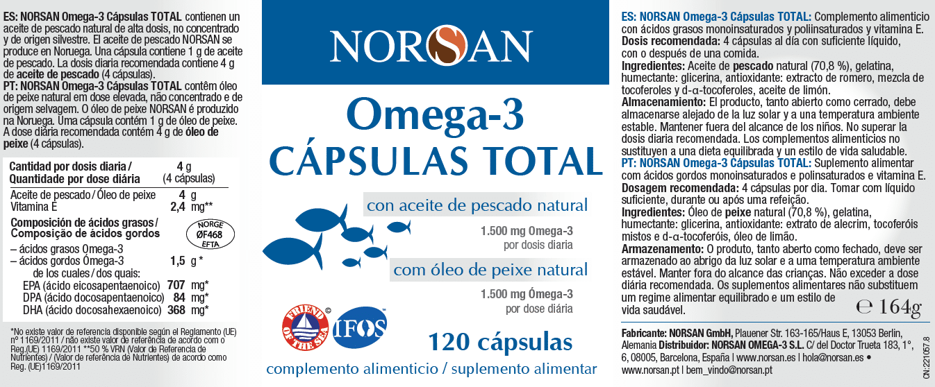 Omega-3 CÁPSULAS TOTAL - Imagen 5