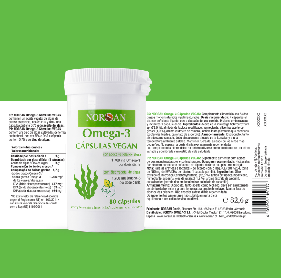 Omega-3 - CÁPSULAS VEGAN