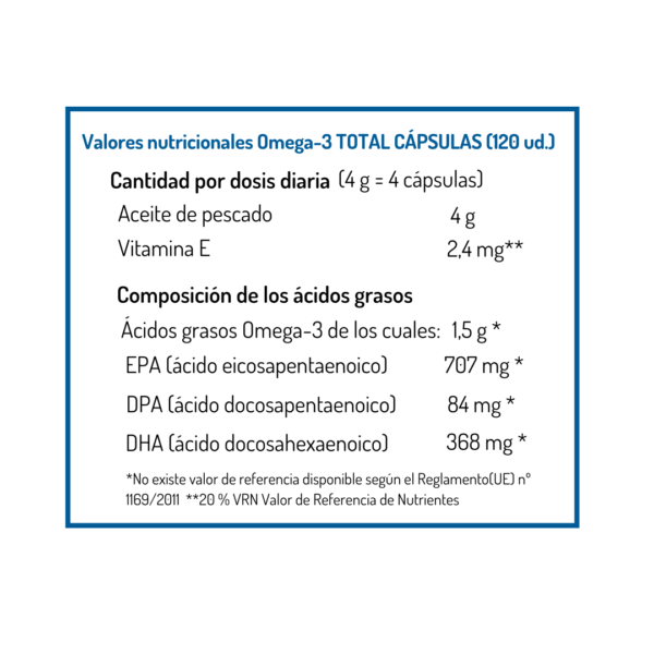 Omega-3 CÁPSULAS TOTAL - Imagen 3