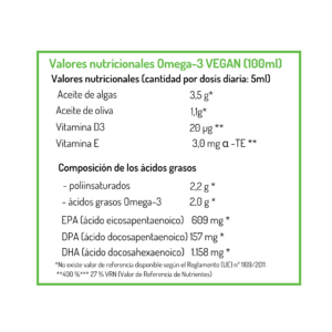 Omega-3 VEGAN - Aceite