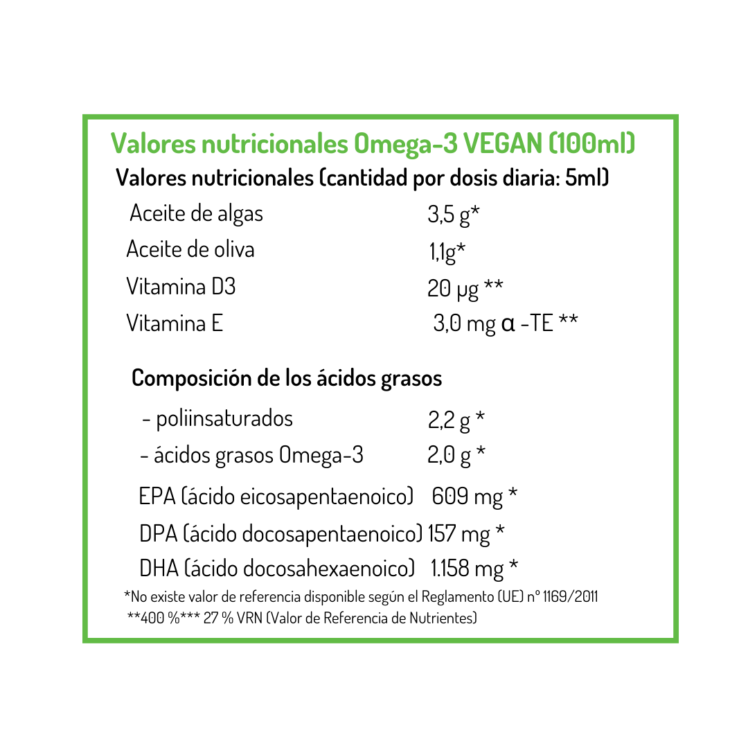 Omega-3 VEGAN - Aceite