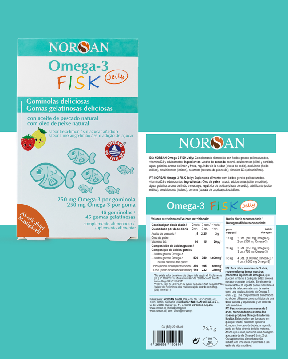 Omega-3 FISK Jelly - Imagen 2