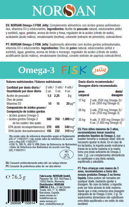 Omega-3 FISK - Jelly - Imagen 6