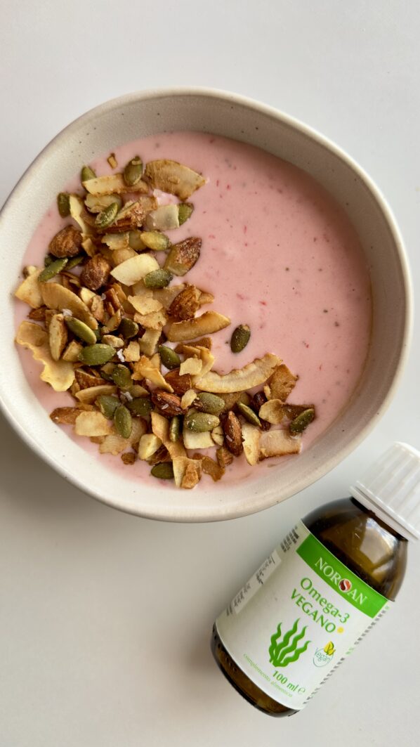smoothie bowl con omega 3