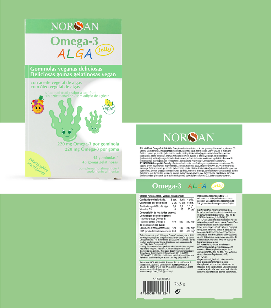 Omega-3 ALGA – Jelly