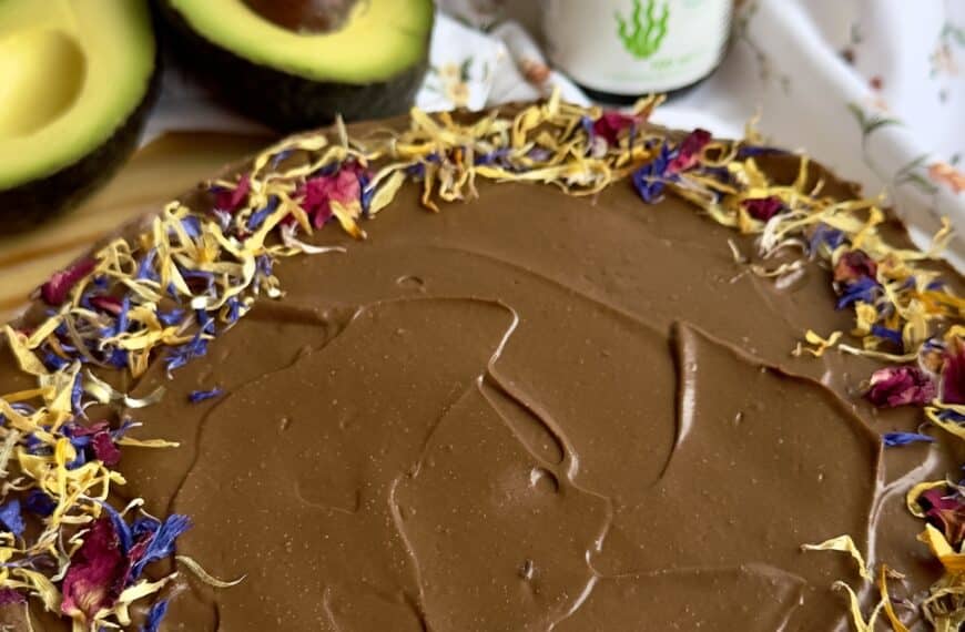 Pie de chocolate raw con Omega-3