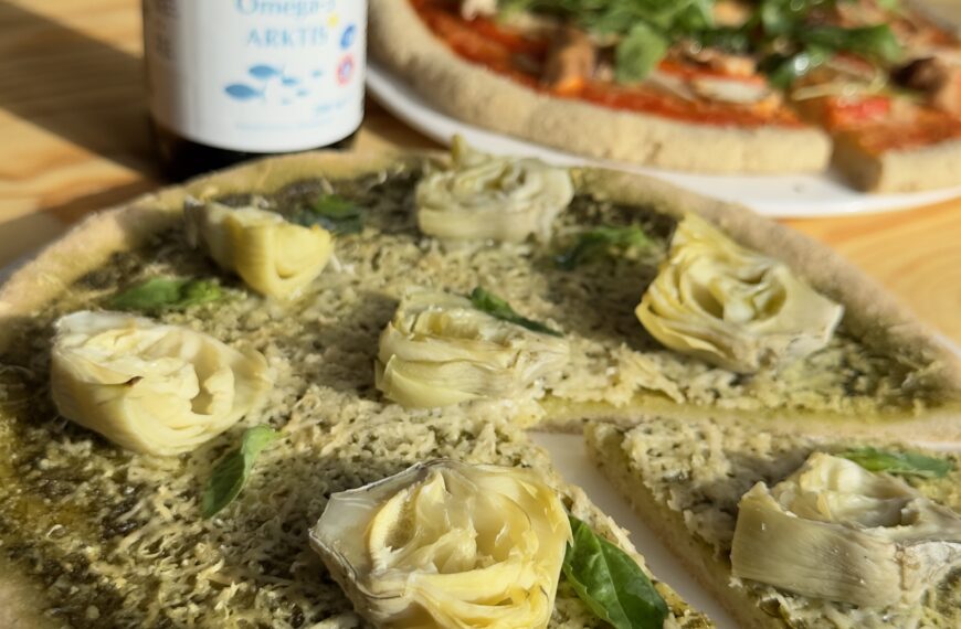 Pizza sin gluten con Omega-3