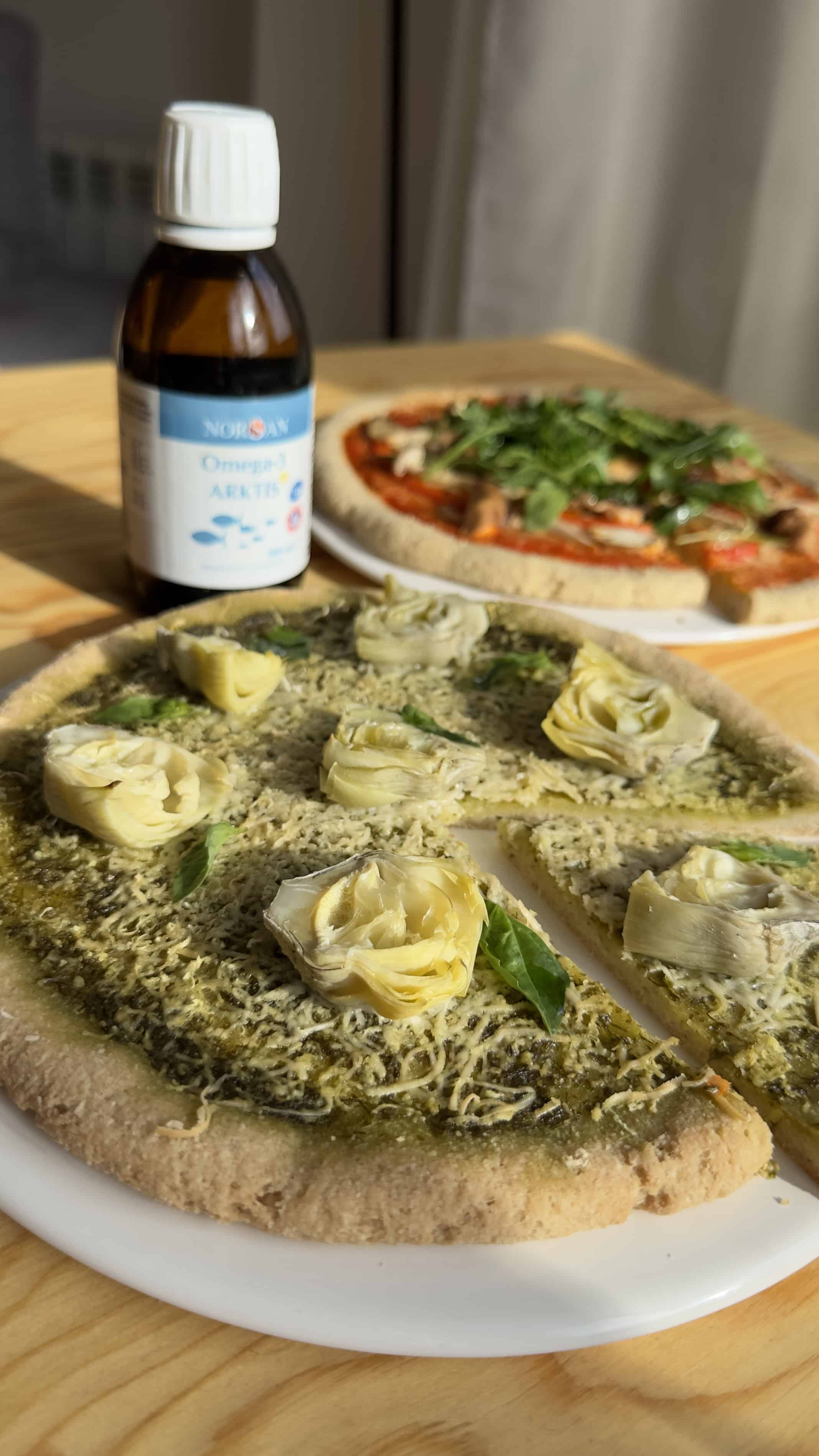 Pizza sin gluten con Omega-3