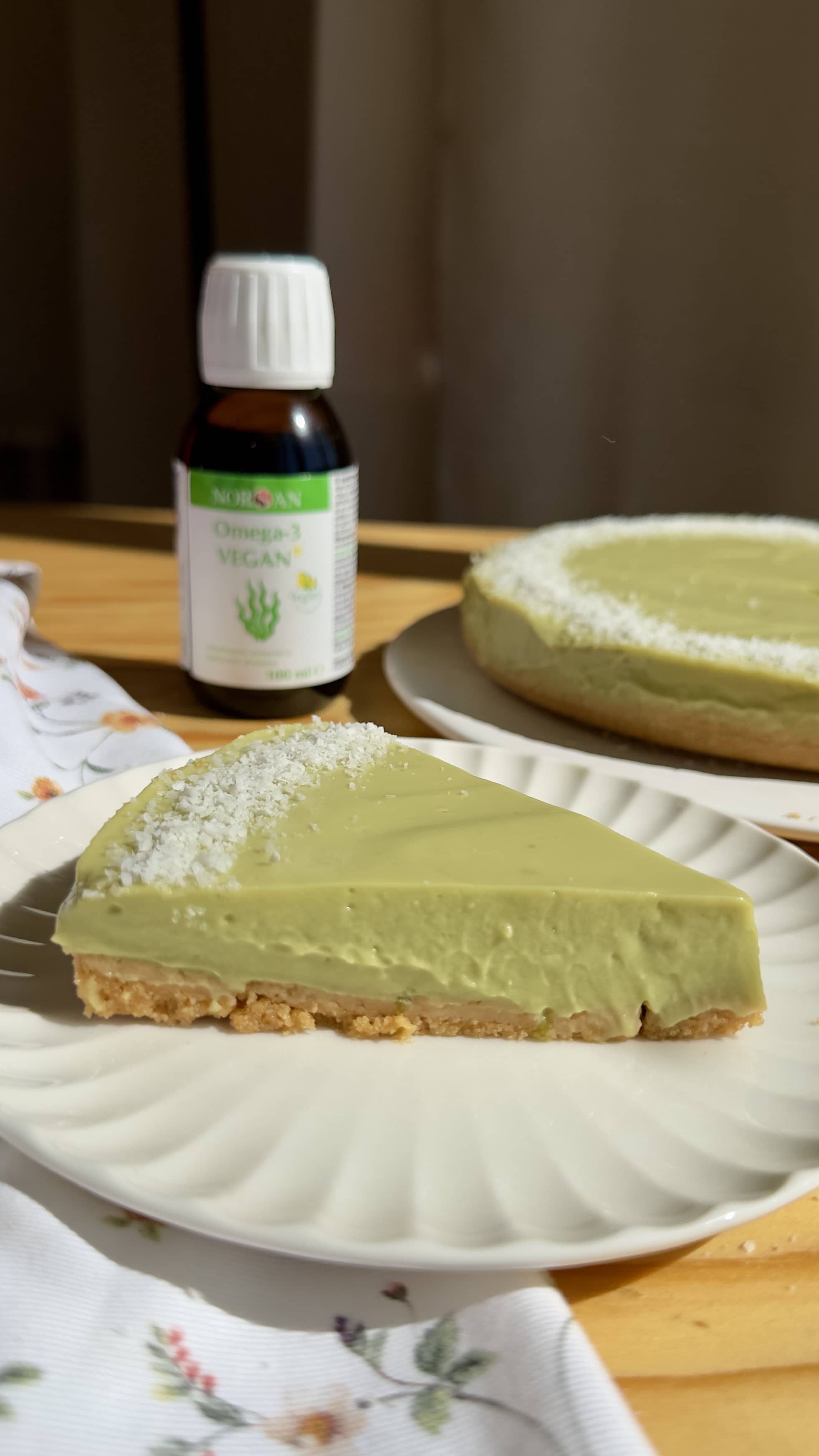 tarta de aguacate y lima