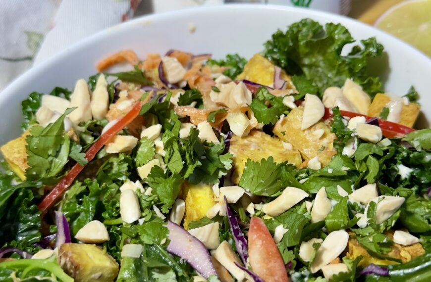 Ensalada tibia de invierno con Omega-3